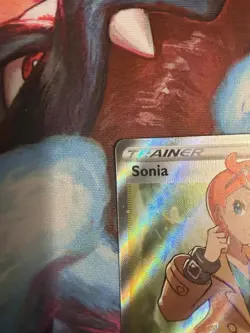 Pokemon Sonia (Full Art) Ultra Rare SWSH02: Rebel Clash 192/192 NM - Image 2