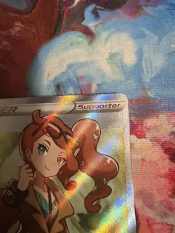 Pokemon Sonia (Full Art) Ultra Rare SWSH02: Rebel Clash 192/192 NM - Image 3