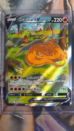 Charizard V - SWSH260 - Crimped Missprint - Pokemon Tcg - B - Image 1