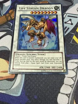 Yugioh Life Stream Dragon EXVC-EN038 Ultra Rare Unlimited Extreme Victory NM - Image 1