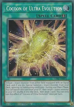 Yugioh Cocoon of Ultra Evolution LDS1-EN073 Limited Ed Secret Rare Near Mint - Image 1