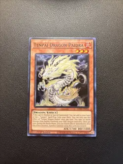 Yugioh! Tenpai Dragon Paidra - LEDE-EN016 - Super Rare - 1st Edition Near Mint, - Image 1