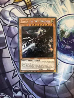 (SRH) Slifer The Sky Dragon TN19-EN008 Prismatic Secret Rare Limited Edition VLP - Image 1