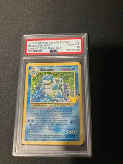 2021 POKEMON CELEBRATIONS CLASSIC COLLECTION #2 BLASTOISE-HOLO PSA 10 - Image 1