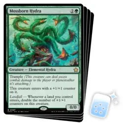 MOSSBORN HYDRA X4 Foundations FDN Magic MTG MINT CARD - Image 1