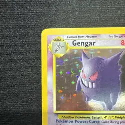 Pokemon TCG Gengar Fossil Holo Card 5/62 Unlimited Rare - Image 3