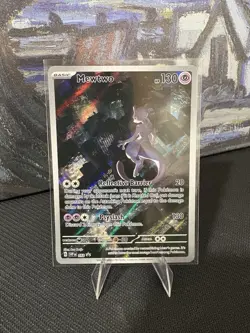 🌃 Mewtwo Promo 052 SVP Black Star Promo Holo NM Pokemon Card - Image 1