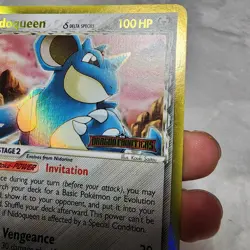 Nidoqueen 7/101 Reverse Holo Delta Species Dragon Frontiers STAMPED Pokemon Card - Image 5