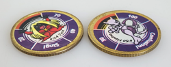 Hasbro 1999 Pokemon #124 Jynx, #150 Mewtwo Battling Game Spinning Coins -6 - Image 2