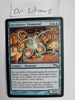 1x Quicksilver Elemental Onslaught MTG Great Condition - Image 1