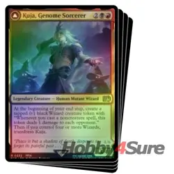 Foil Kuja, Genome Sorcerer X4 M/NM Magic: The Gathering MTG Final Fantasy - Image 1