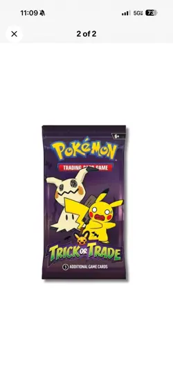2023 Pokemon BOOster Bundle Trick Or Trade Treat 2023 New Sealed 50 mini packs - Image 2