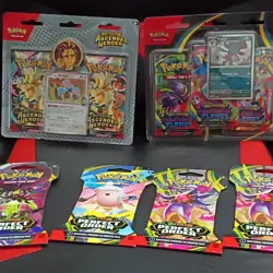 Pokemon TCG Ascended Heroes, Phantasmal Flames, Perfect Order Booster Packs Lot - Image 1