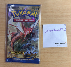 2016 Pokemon XY BREAKpoint (Mega Gyarados) Booster Pack - Sealed & sleeved - Image 1