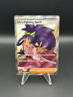 Iris's Fighting Spirit 180/159 Ultra Rare Journey Together Pokemon Holo NM - Image 1