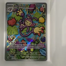 Pokemon TCG Mega Evolutions Phantasmal Flames Ambipom 107/094 Illustration Rare - Image 1