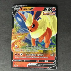 Pokemon Flareon V Sword & Shield Black Star Promo #SWSH149 - Image 1