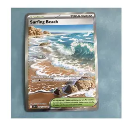Pokemon Surfing Beach Trainer Stadium Foil 114/086 English Pokemon TCG 2016 - Image 1