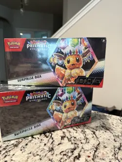 Pokemon TCG: Scarlet & Violet - Prismatic Evolutions Surprise Box - SEALED x2 - Image 1