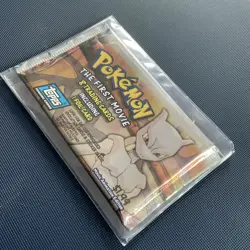 Pokemon 1999 The First Movie Topps Booster Pack Black Logo New Tamper Sealed - Image 4