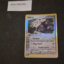 Pokemon Aggron 1/109 Reverse Holo Rare LP/NM EX Ruby & Sapphire 2003 e-Reader - Image 1