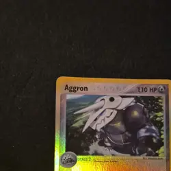 Pokemon Aggron 1/109 Reverse Holo Rare LP/NM EX Ruby & Sapphire 2003 e-Reader - Image 3