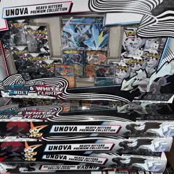 Pokemon Scarlet & Violet Black Bolt & White Flare Unova Heavy Hitters Premium ✅ - Image 1