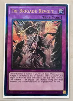 Tri-Brigade Revolt 1st Edition Prismatic Ultimate Rare RA01-EN079 Yu-Gi-Oh! - Image 1