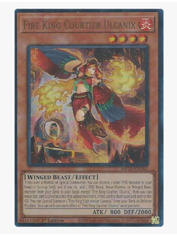 Fire King Courtier Ulcanix - MP25-EN262 - Ultra Rare YuGiOh - Image 1