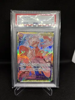 Monkey D. Luffy SEC OP05-119 PRB01 Japanese One Piece TCG PSA 10 - Image 1