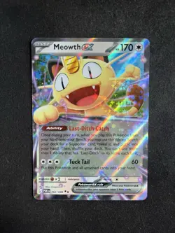 Meowth Ex 062/088 Perfect Order Pokemon card Mint - Image 1