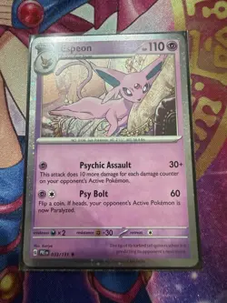 Espeon 33/131 Promo Cosco Cosmos Holo Prismatic Evolutions Pokemon Card - Image 1