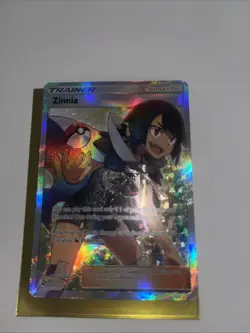 Zinnia (Full Art) 70/70 - Pokemon Dragon Majesty Trainer Pokemon Card 2018 - Image 1