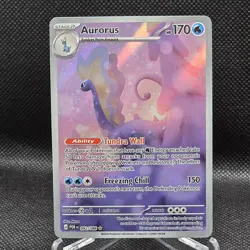 Aurorus 092/088 Illustration Rare Full Art Pokemon Card Perfect Order English - Image 1