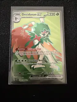 Pokemon TCG Decidueye EX POR Rare Card 100/088 320 HP 240 Attack Stage 2 - Image 1