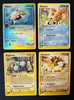Kabuto REVERSE HOLO 39/100 - Rare Lot x4 Cards E Reader - EX Sandstorm + Dragon - Image 1