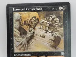 Haunted Crossroads Mercadian Masques LP MTG Black Enchantment - Image 2