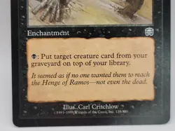Haunted Crossroads Mercadian Masques LP MTG Black Enchantment - Image 3
