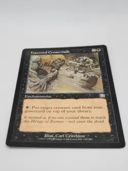 Haunted Crossroads Mercadian Masques LP MTG Black Enchantment - Image 5