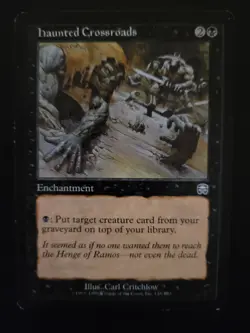 Haunted Crossroads - Mercadian Masques 1999 - LP - Commander - MTG - Image 1