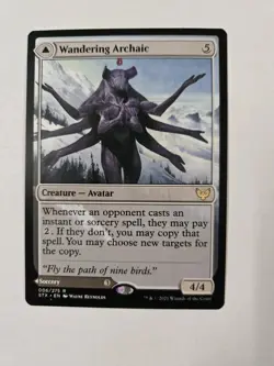 Wandering Archaic Strixhaven: School of Mages Regular Rare. NM. 006 - Image 2
