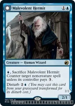 Malevolent Hermit - 61 - Innistrad: Midnight Hunt - LP - Normal - Image 1