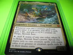 Helga, Skittish Seer Bloomburrow Regular - Image 1