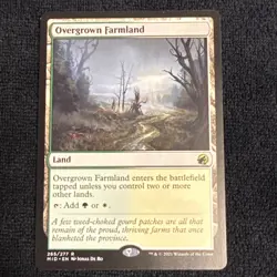 Overgrown Farmland Innistrad: Midnight Hunt Regular MID 265/277 Magic MTG NM - Image 1