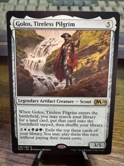 MTG Golos, Tireless Pilgrim Core Set 2020 #226 NM - Image 1