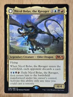 Nicol Bolas, the Ravager - Core Set 2019 (M19) #218 - Image 1