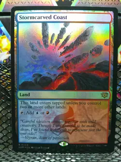 Stormcarved Coast Foil - SOS 0263 NM - MTG Magic - Image 1