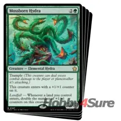 Mossborn Hydra X4 M/NM Magic: The Gathering MTG Foundations - Image 1