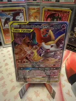 Pokemon TCG Charizard & Braixen GX Holo Ultra Rare - Image 1