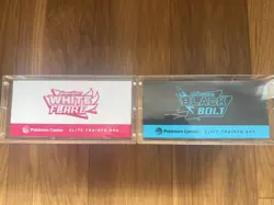 Pokemon Center Black Bolt & White Flare ETB Set - Sealed - Heavy Duty Acrylic - Image 3